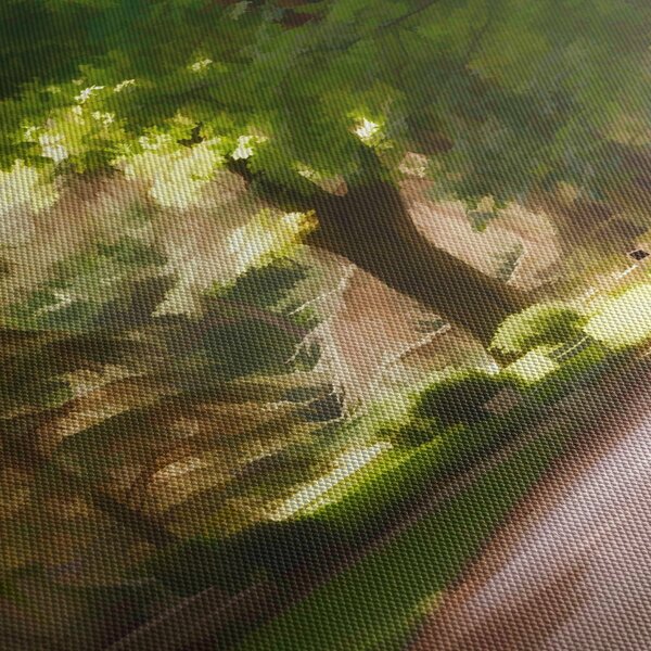 Park képe (órával) (90x30 cm)