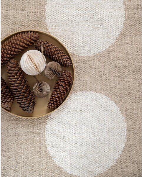 Bézs kültéri-beltéri szőnyeg 70x90 cm Vera Beige – Pappelina