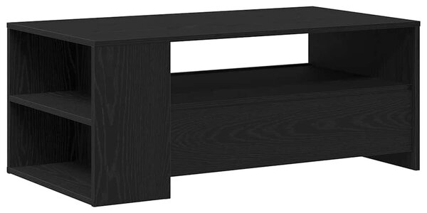Dohányzóasztal Fekete tölgy 102 x 55 x 43,5 cm Szerelt Fa