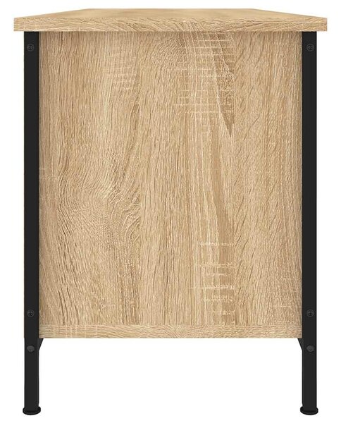 Sonoma tölgyszínű szerelt fa TV-szekrény 102x35x45 cm