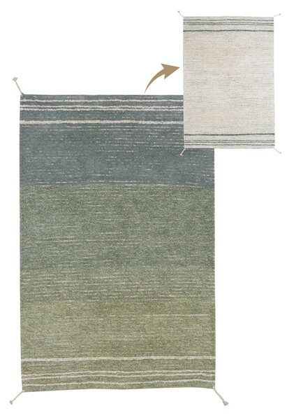 Zöld-kék pamut szőnyeg 170x240 cm Twin Vintage – Lorena Canals