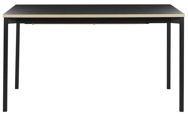 Kihúzható étkezőasztal AVIS Fekete 140/190 cm 90 cm