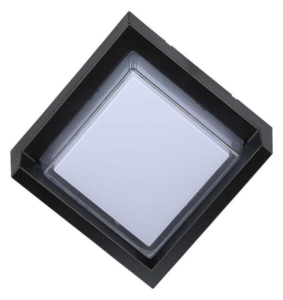 V-TAC 7W kültéri, szögletes fali LED lámpa meleg fehér - SKU 218610