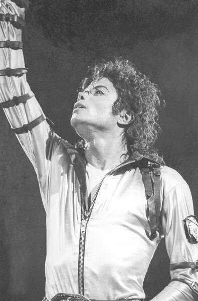 Művészeti fotózás Michael Jackson on stage in Nice, French Riviera, August 1988, ., (26.7 x 40 cm)