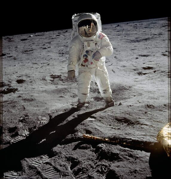 Fotográfia Buzz' Aldrin, Apollo 11, 20 July 1969