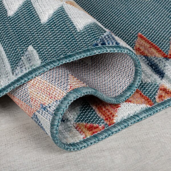 Kék kültéri-beltéri szőnyeg 120x170 cm Avery Blue – Flair Rugs