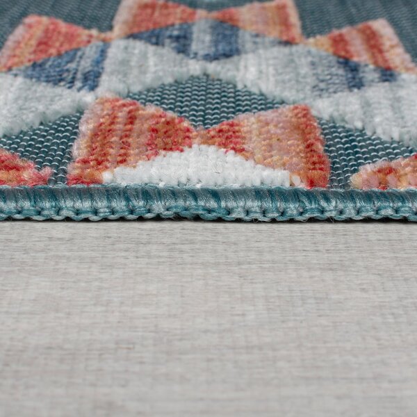 Kék kültéri-beltéri szőnyeg 120x170 cm Avery Blue – Flair Rugs