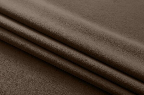 Barna sötétítő függöny VELVET 140x270 cm Felfüggesztés: Hullámos sínszalag