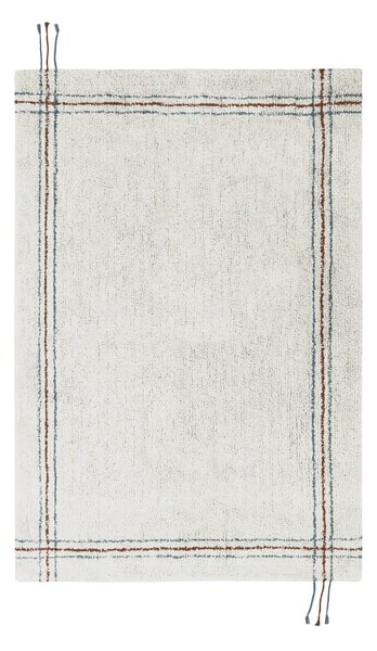 Krémszínű mosható kézi szövésű pamut szőnyeg 90x130 cm Cuisine Natural – Lorena Canals
