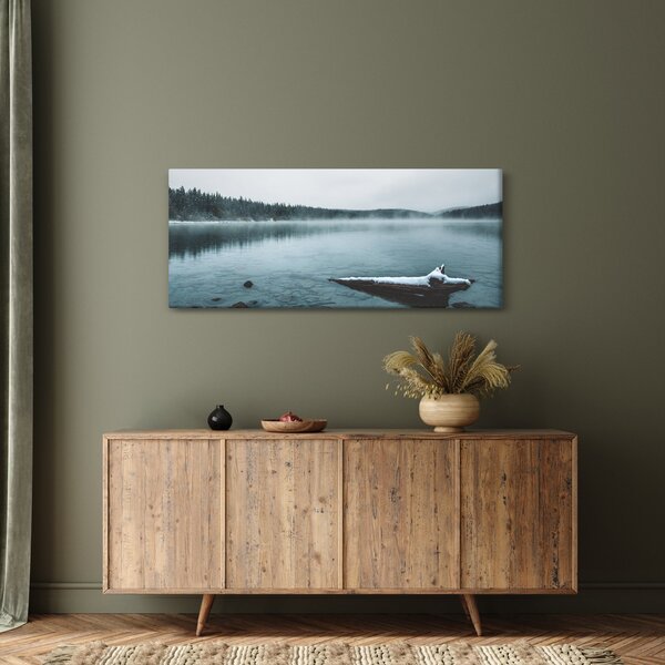 Kép - jeges északi tó (120x50 cm)