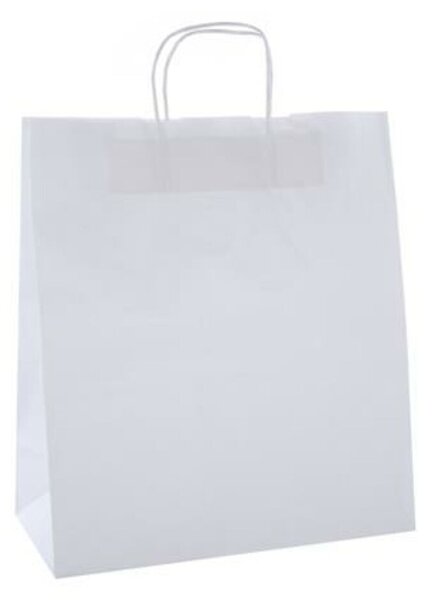 Ajándéktasak, 35x16x40 cm, APLI, fehér (LCA101650)