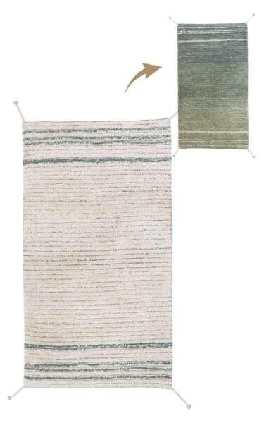 Zöld-kék pamut szőnyeg 80x140 cm Twin Vintage – Lorena Canals