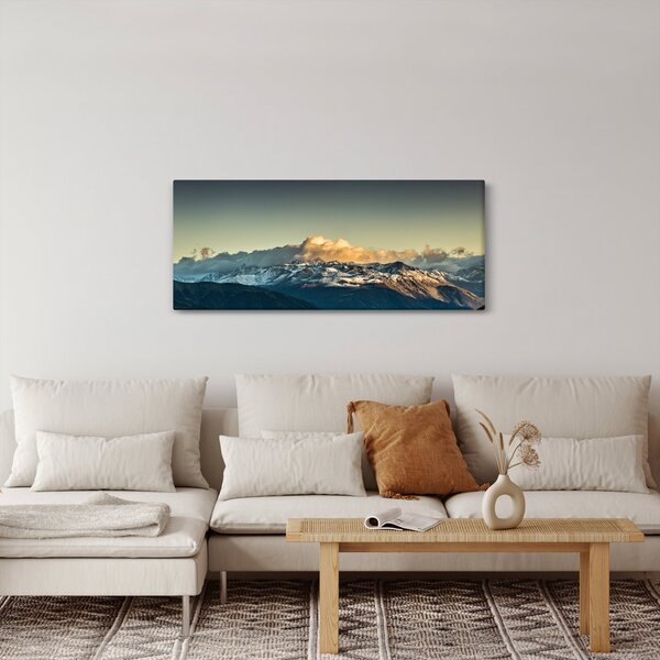 Kép - magas hegyek csúcsai (120x50 cm)