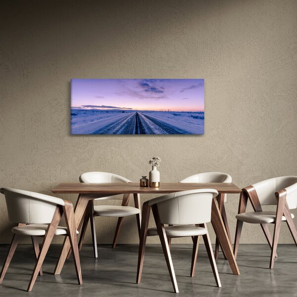 A téli út képe (120x50 cm)