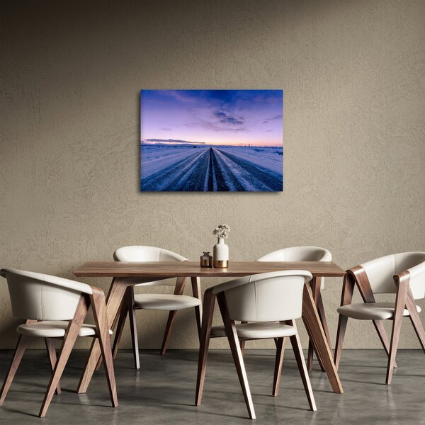 A téli út képe (70x50 cm)