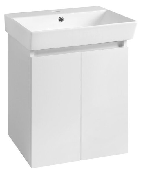 Aqualine Aqualine, PANEDA mosdószekrény 45x55x34,2cm, fehér, PN245