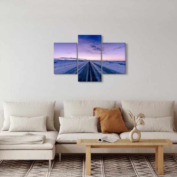 A téli út képe (90x60 cm)