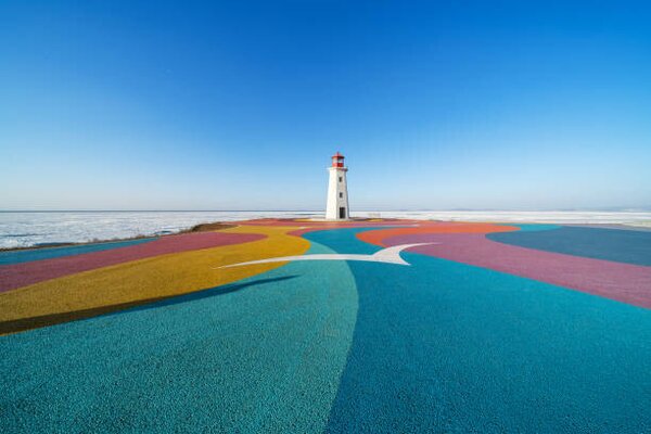 Művészeti fotózás Colorful road by the sea, zhengshun tang, (40 x 26.7 cm)