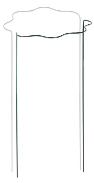Kerti növénytámasz, hullámos, félkör alakú, 70 cm