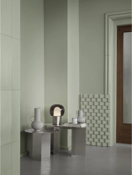 Rozsdamentes acél kerek tárolóasztal ø 50 cm Oru – Blomus