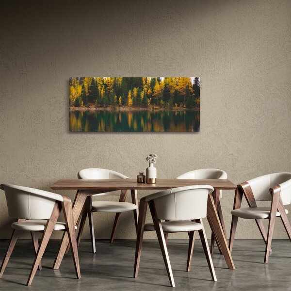 Erdei tó képe (120x50 cm)