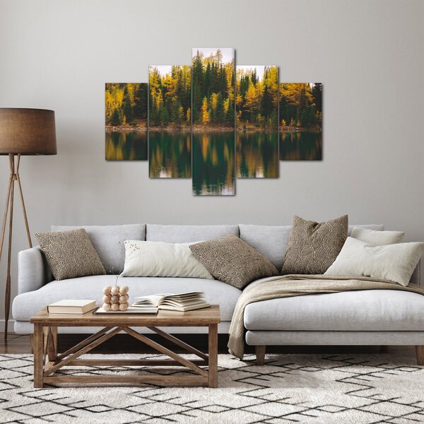 Erdei tó képe (150x105 cm)