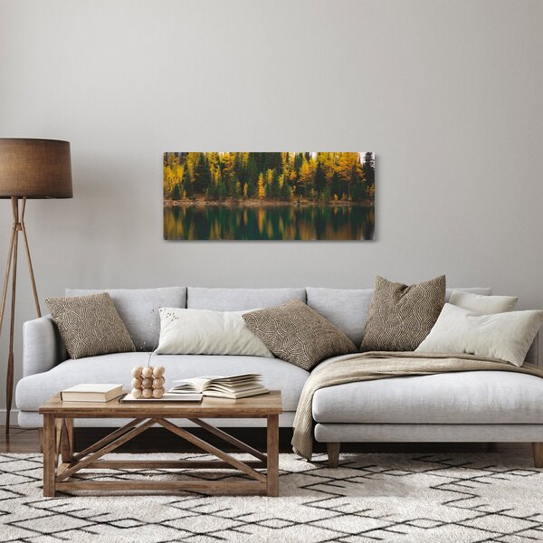 Erdei tó képe (120x50 cm)