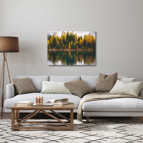 Erdei tó képe (70x50 cm)