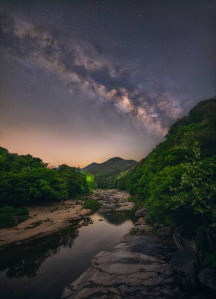 Fotográfia Mt. Songnisan, Hwayanggugok, Milky Way, TigerSeo / Imazins, (30 x 40 cm)
