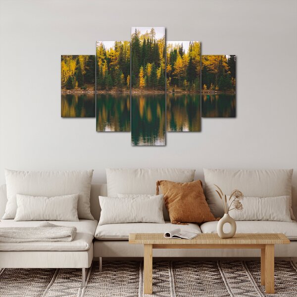 Erdei tó képe (150x105 cm)