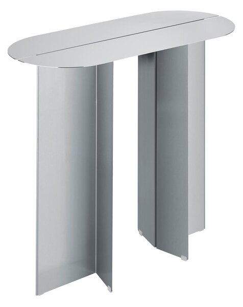 Matt ezüstszínű rozsdamentes acél konzolasztal 35x80 cm Oru – Blomus