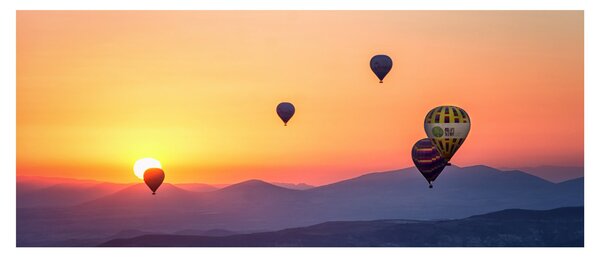 Hőlégballon képe (120x50 cm)