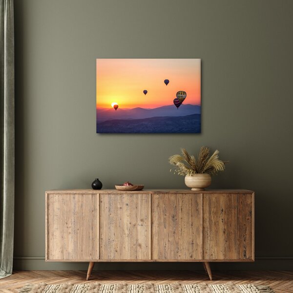 Hőlégballon képe (70x50 cm)