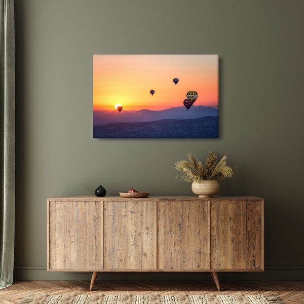 Hőlégballon képe (90x60 cm)
