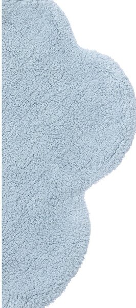 Világoskék mosható kézi szövésű pamut gyerek szőnyeg 70x100 cm Mini Dream – Lorena Canals