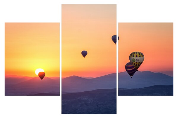 Hőlégballon képe (90x60 cm)