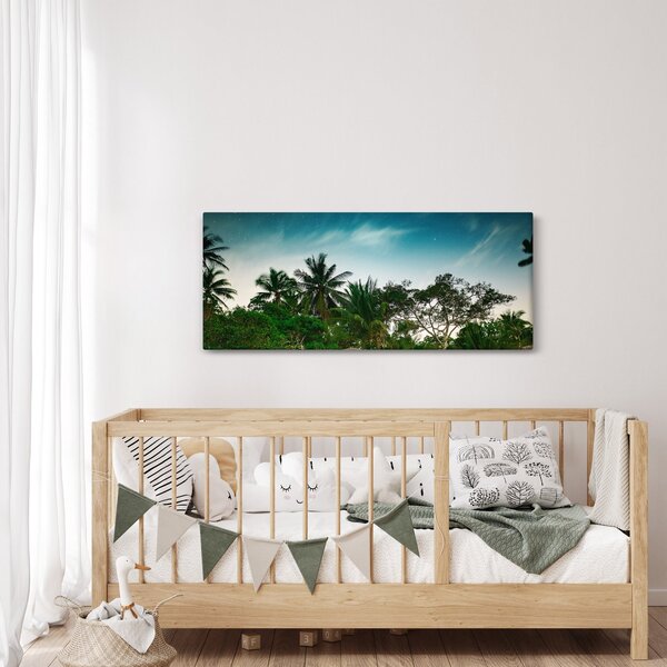 Kép - pálmafák (120x50 cm)