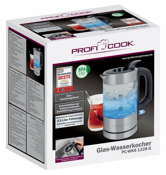 ProfiCook WKS 1228 elektromos vízforraló 0,5 l
