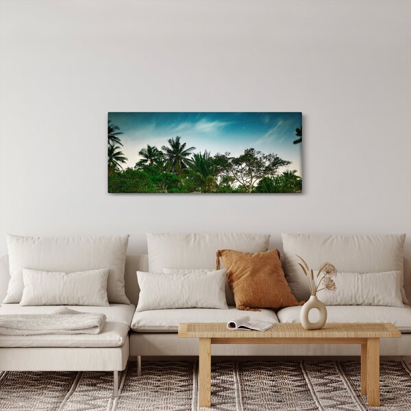 Kép - pálmafák (120x50 cm)