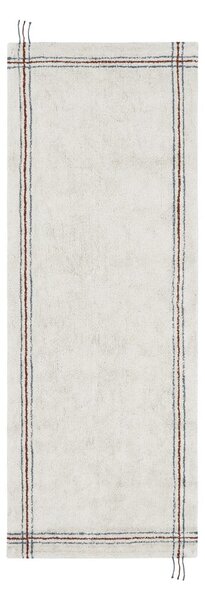 Krémszínű mosható kézi szövésű pamut futószőnyeg 80x230 cm Cuisine Natural – Lorena Canals