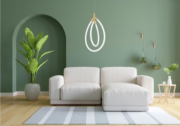 LED lámpa G017-CP Gold