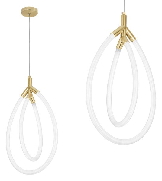 LED lámpa G017-CP Gold