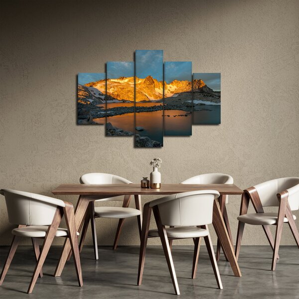 Egy hegyvidéki táj képe (150x105 cm)