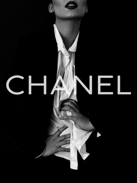 Művészi plakát Chanel model, Finlay & Noa, (30 x 40 cm)
