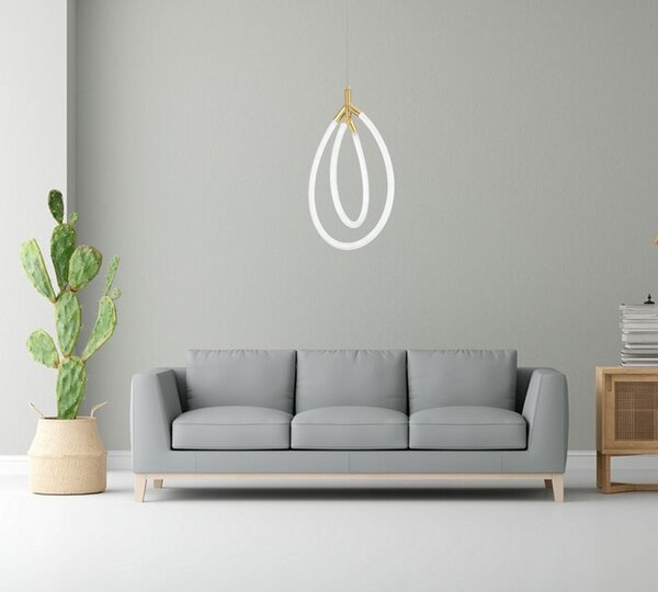 LED lámpa G017-CP Gold