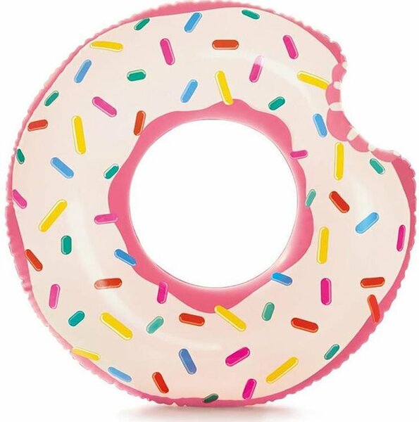 Úszógumi Intex® 56265, Rainbow Donut, gyerek, felfújható, vízbe, 0,94x0,23 m