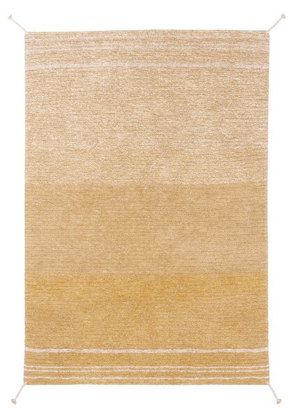 Okkersárga pamut szőnyeg 80x140 cm Twin Amber – Lorena Canals