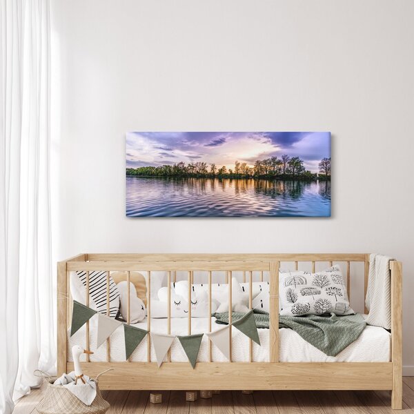 Tó képe (120x50 cm)