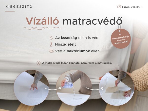 Kókuszmatrac COCO MAXI 20 cm 90 x 200 cm Matracvédő: Matracvédő nélkül