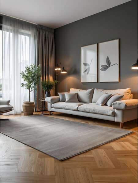 Szürke-krémszínű szőnyeg 120x170 cm Perles Dolomite – Elle Decoration